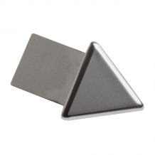 8mm - EET082.91 External Genesis Polished Chrome EXTERNAL Triangular Metal Corners (2 Pack) EET